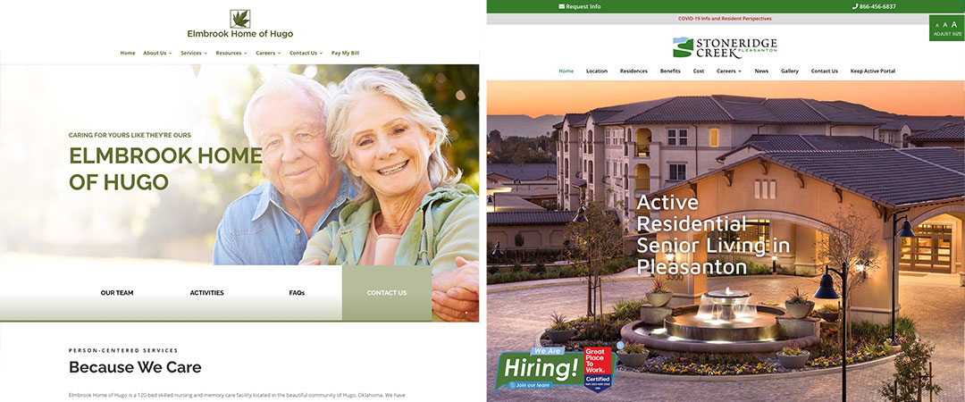 Top 11 Websites for Nursing Homes
